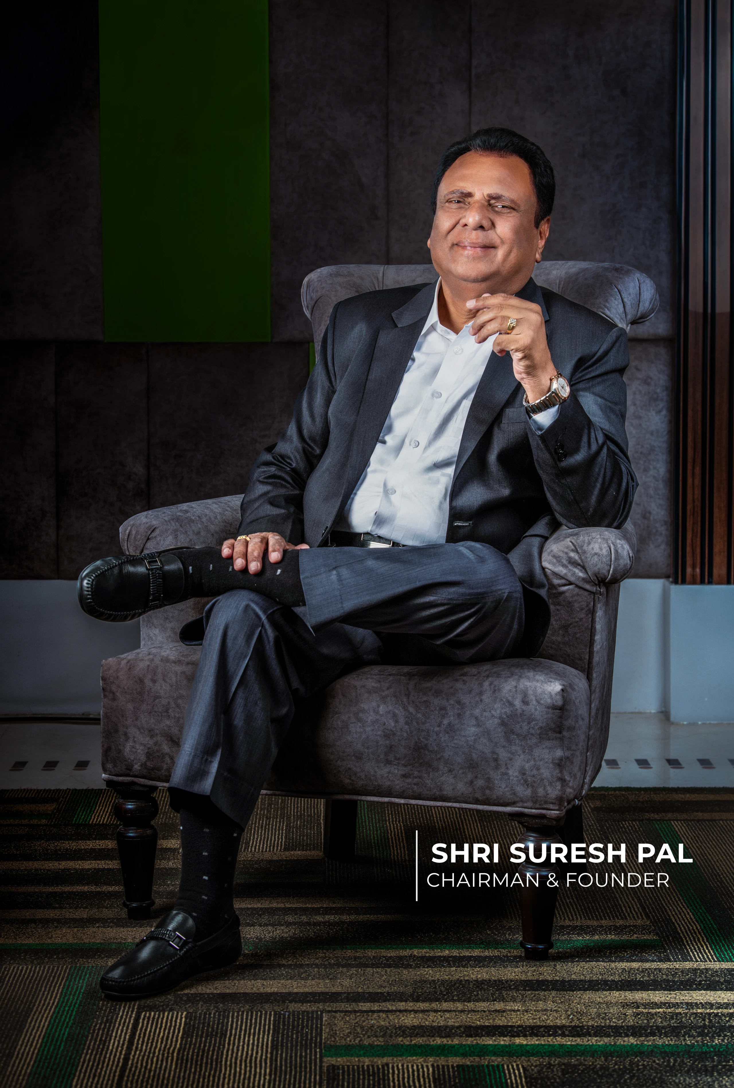 Shri Suresh Pal, chairman and founder of SM Pal Group