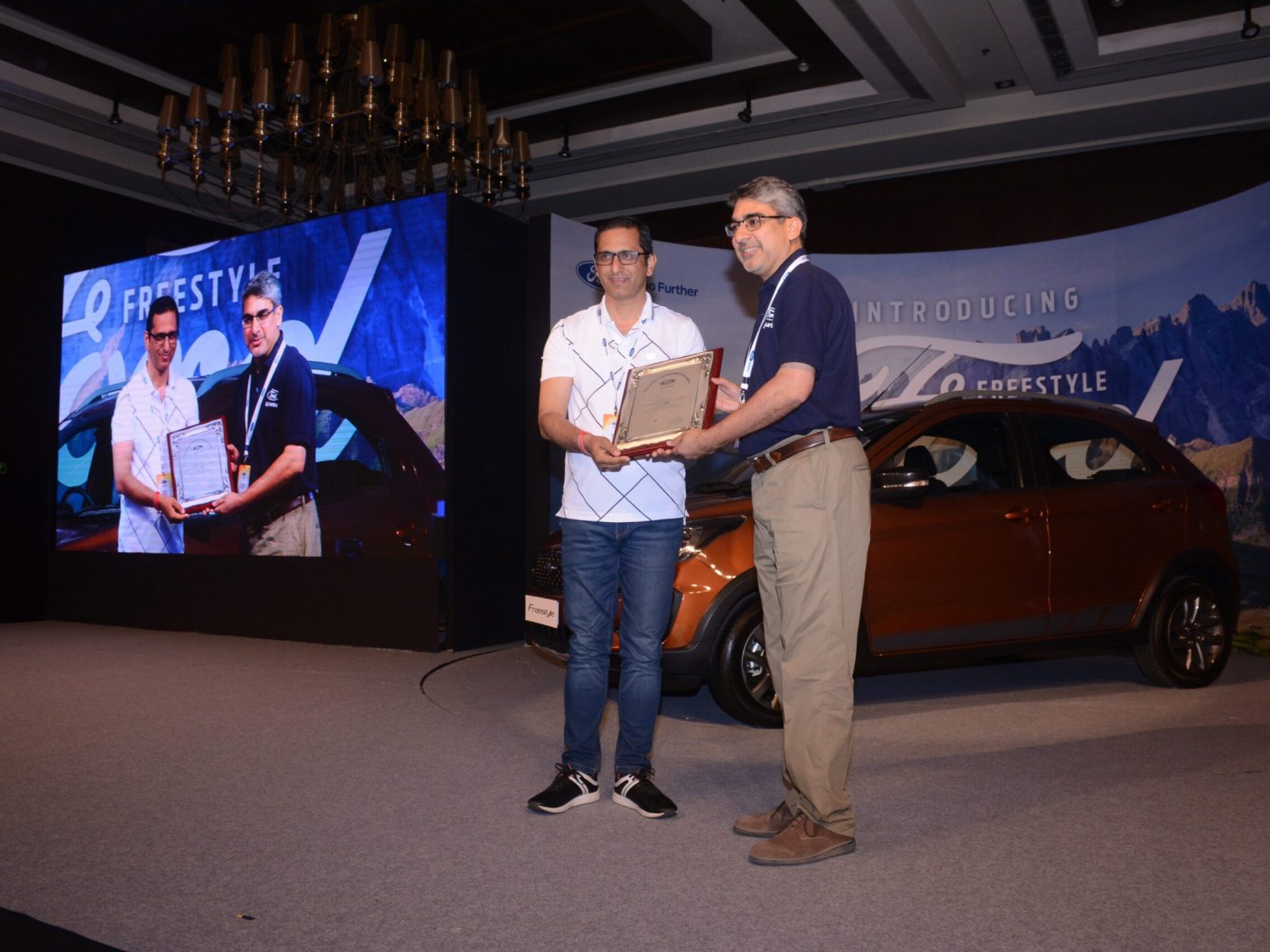 Girish Newalia and Ford India MD- Haldwani